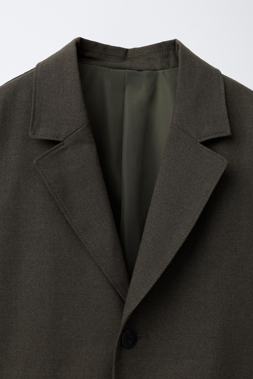 ФЛАНЕЛЕВЫЙ КОСТЮМНЫЙ БЛЕЙЗЕР