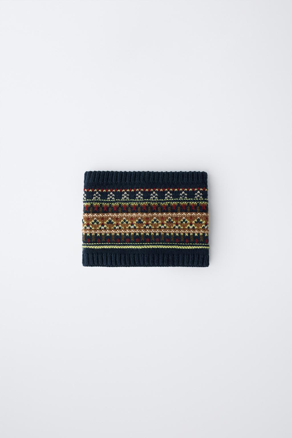 ЖАККАРДОВЫЙ ШАРФ-СНУД