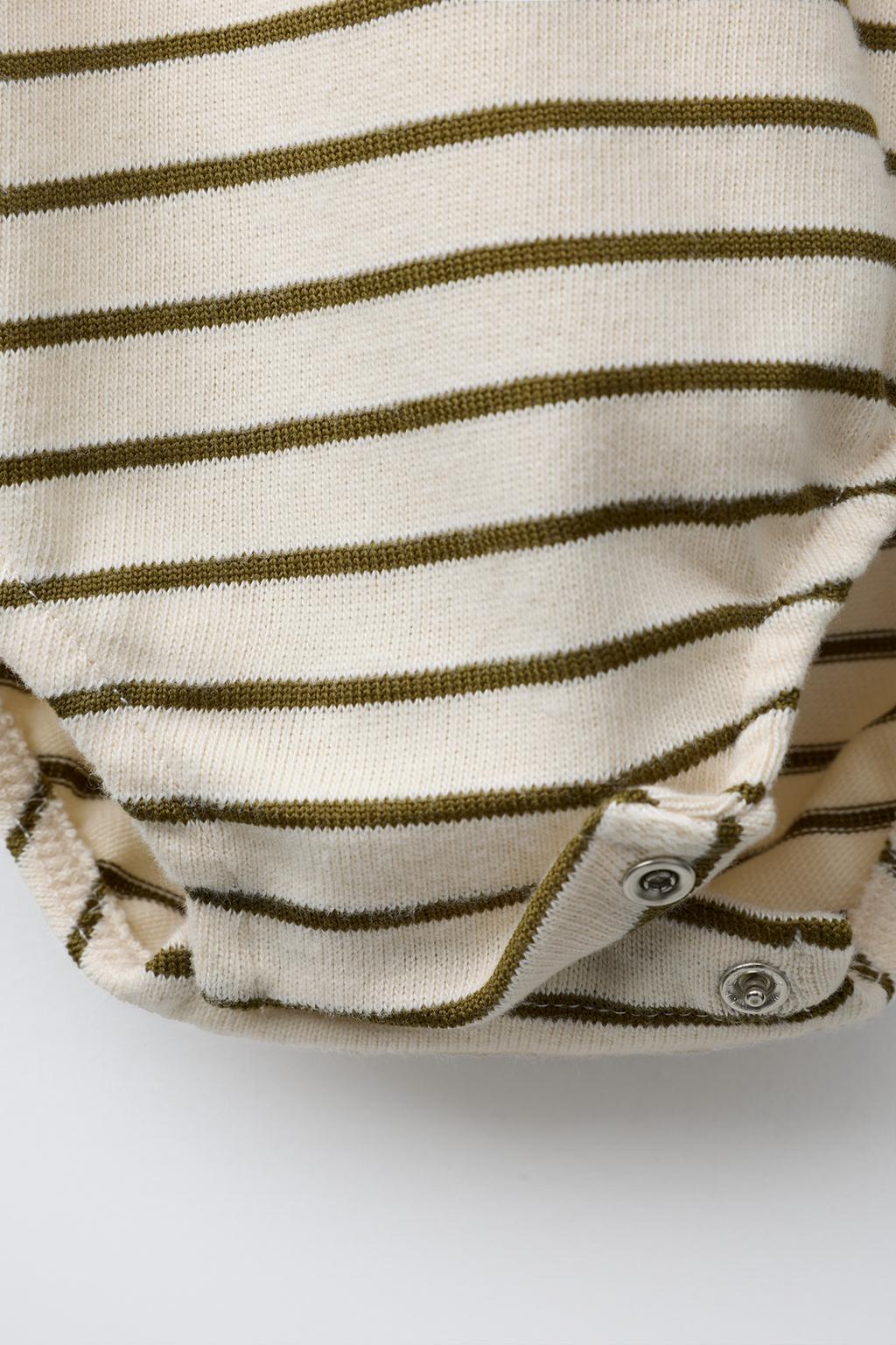 БОДИ В ПОЛОСКУ С ВЫШИТЫМ ОЛЕНЕМ