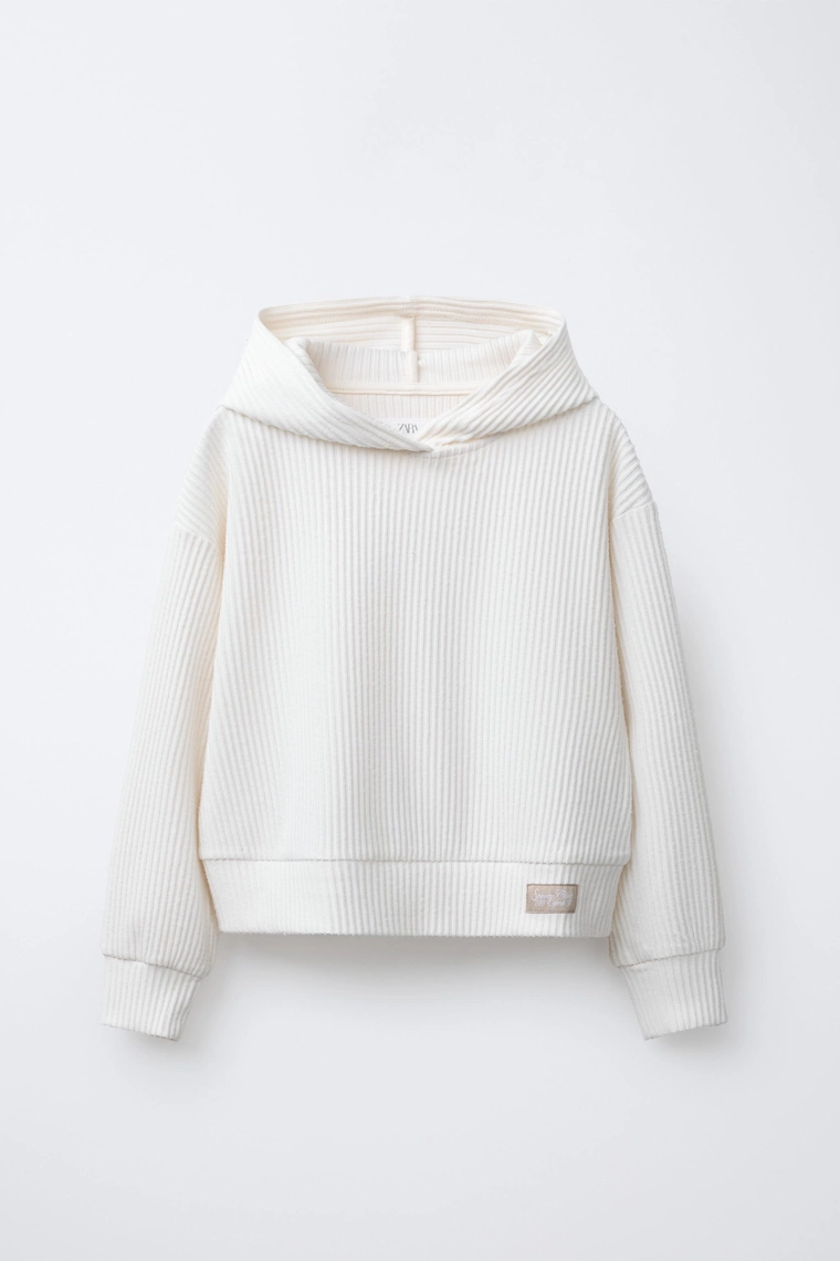 Худи из мягкого рубчика