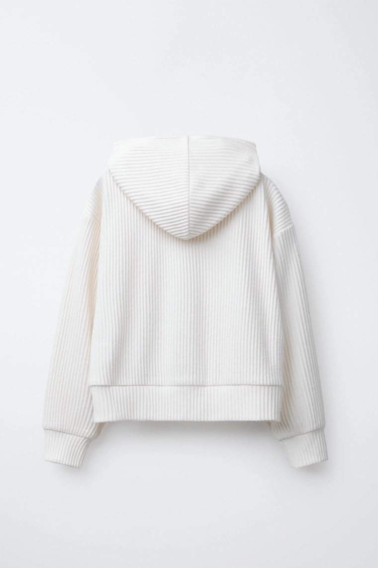 Худи из мягкого рубчика