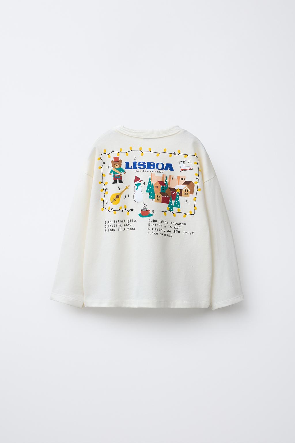 Футболка с принтом слогана лиссабона