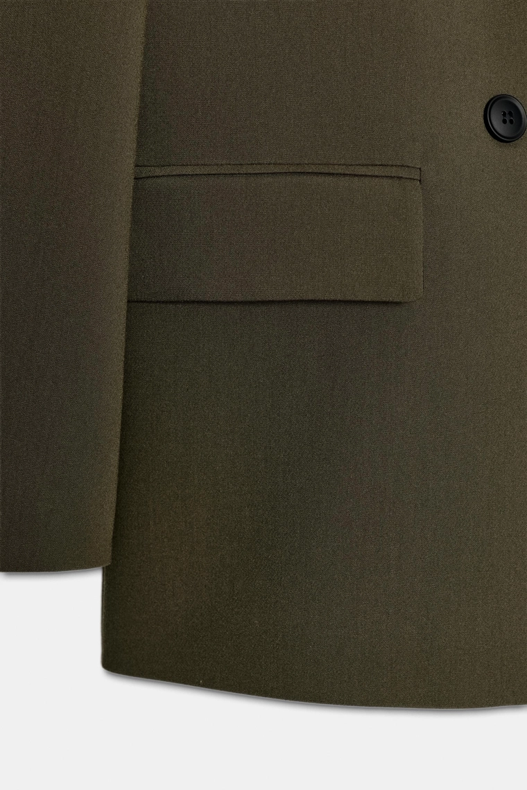 Пиджак с лацканами двубортный oversized