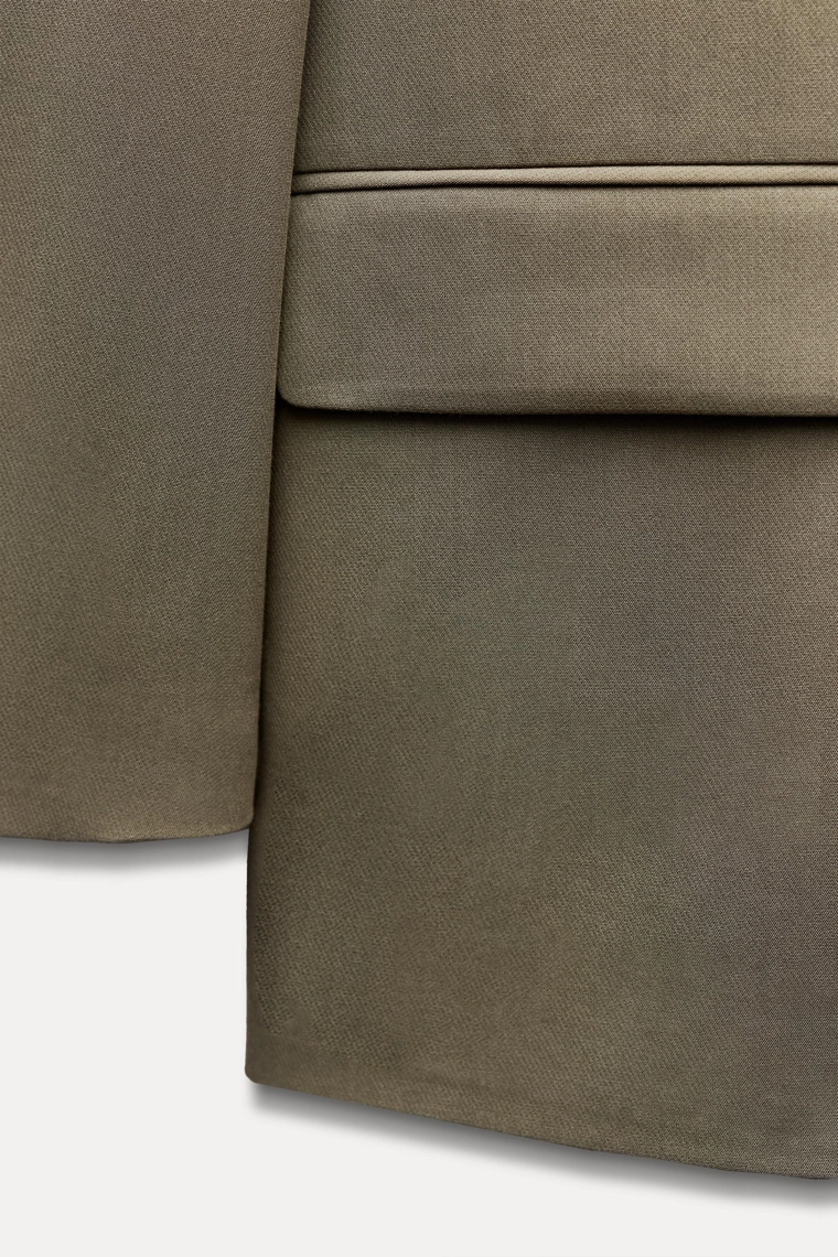 Пиджак с лацканами двубортный oversized