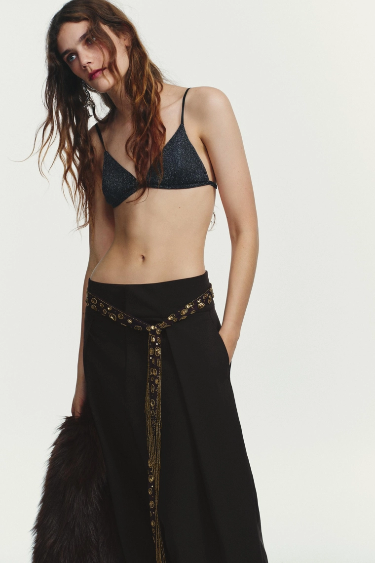 Брюки с воздушной складкой