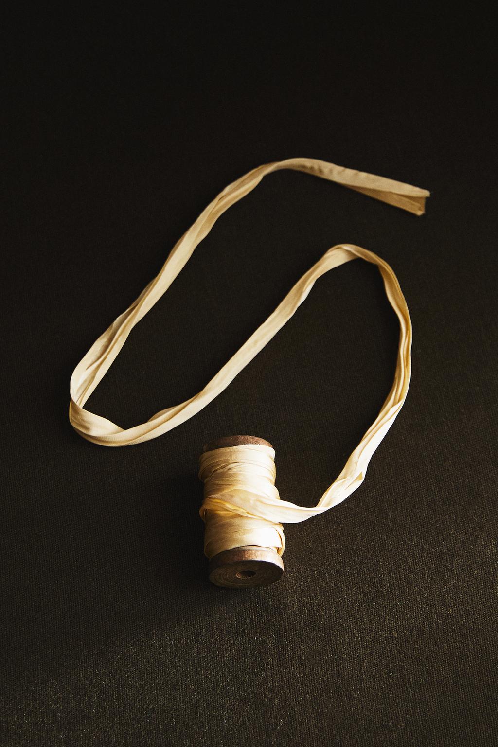 Шелковая лента для подарков на рождество