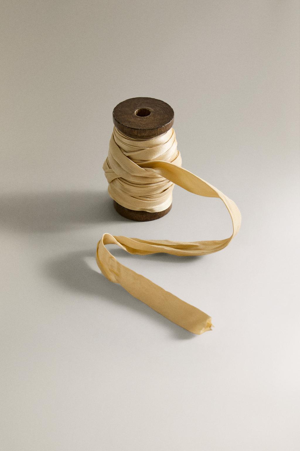 Шелковая лента для подарков на рождество