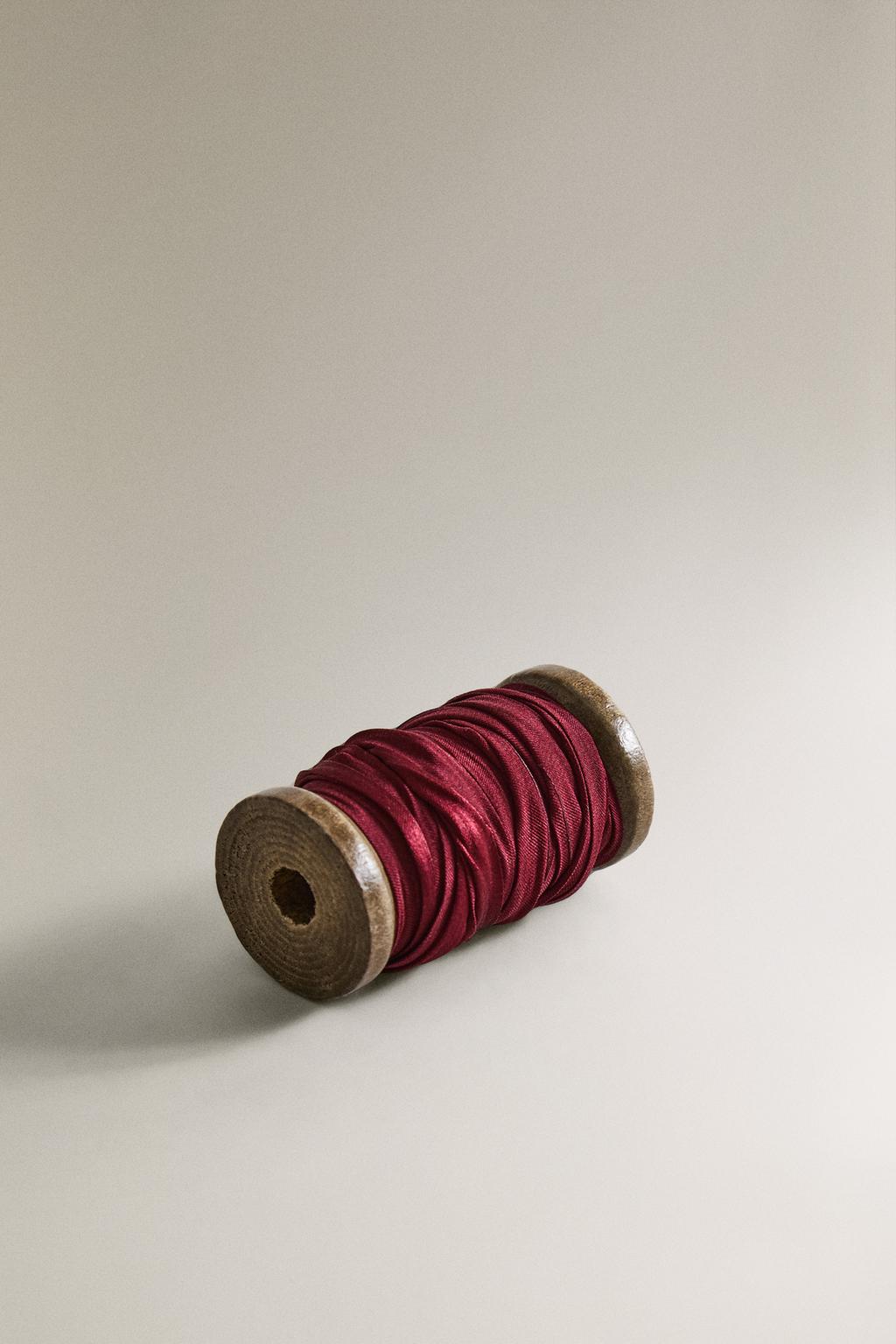 Шелковая лента для подарков на рождество