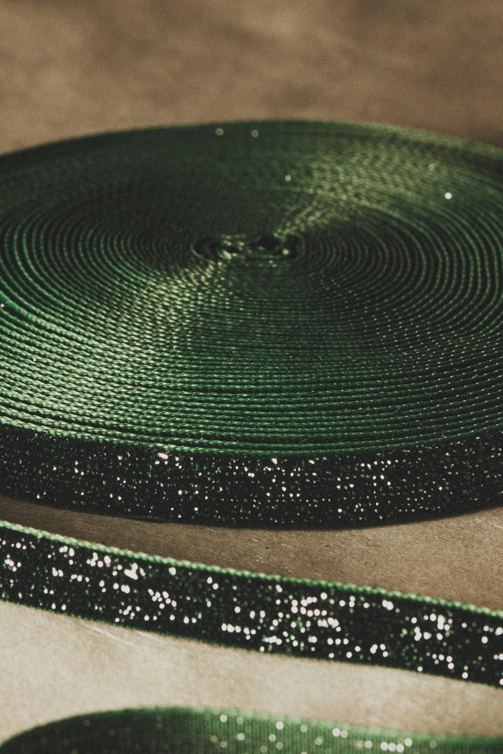 Блестящий бархатная рождественская лента для подарков