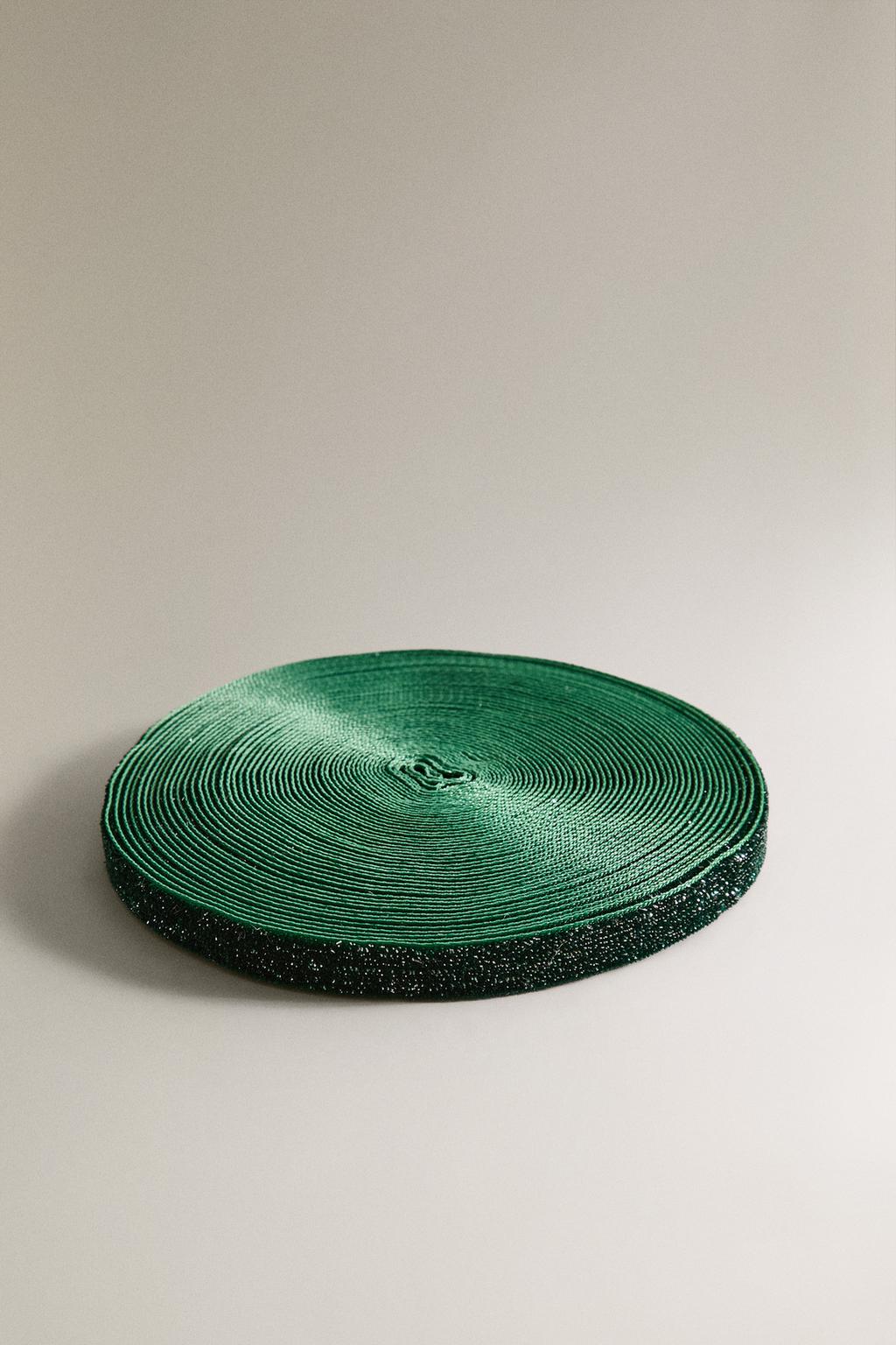 Блестящий бархатная рождественская лента для подарков