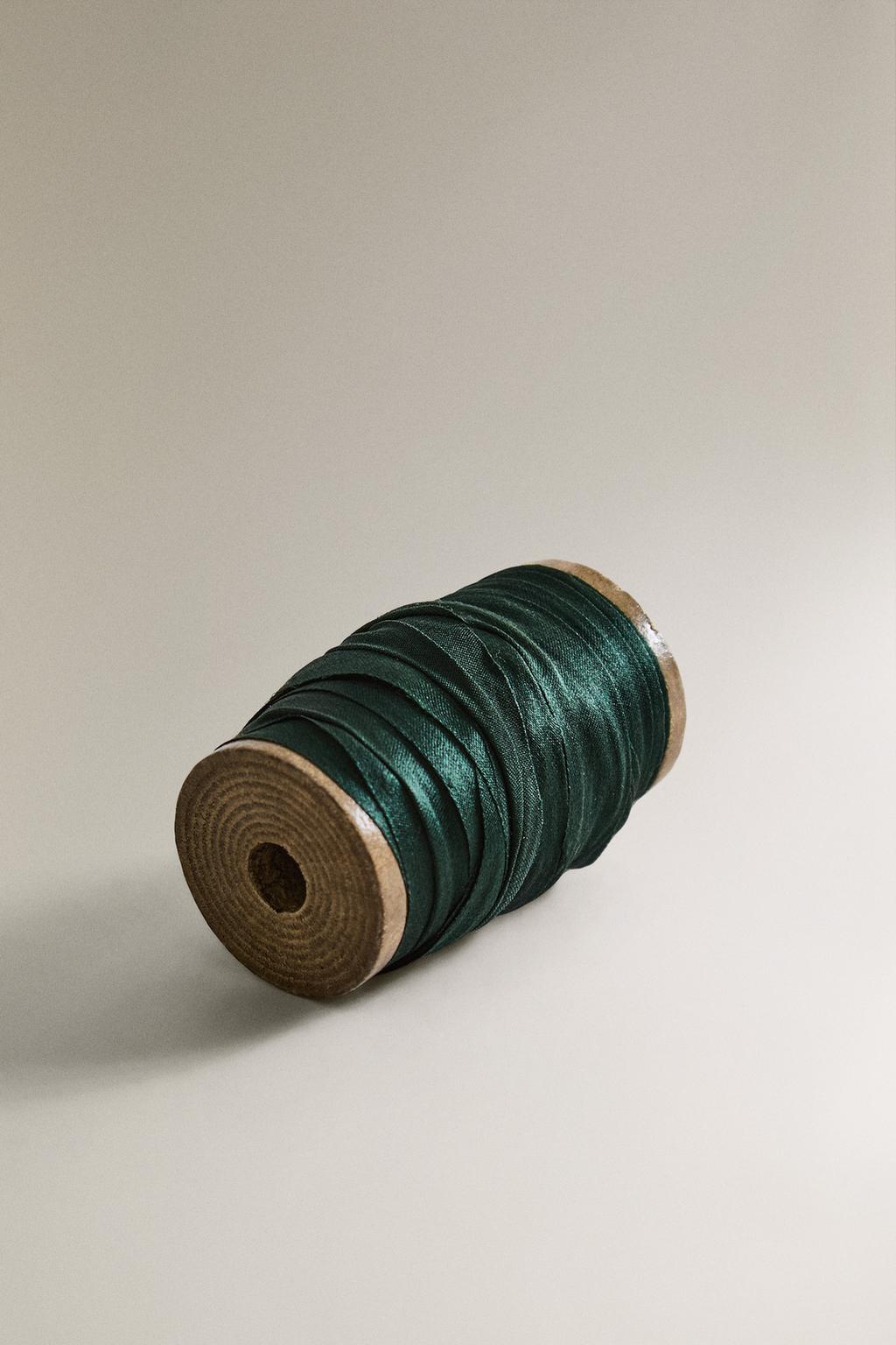 Шелковая лента для упаковки подарков на рождество