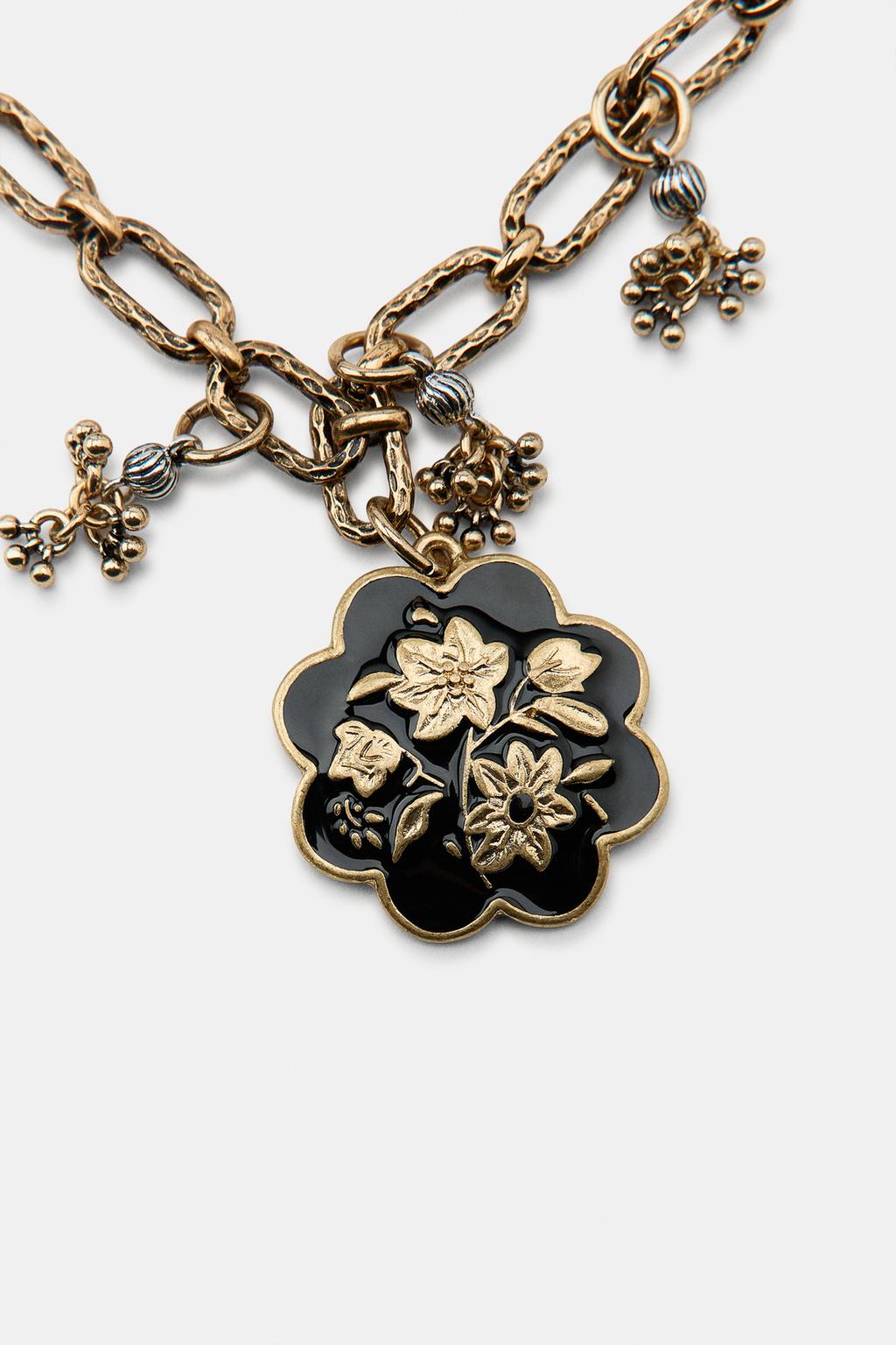 НАБОР ИЗ 2 ОЖЕРЕЛИЙ С ПОДВЕСКАМИ