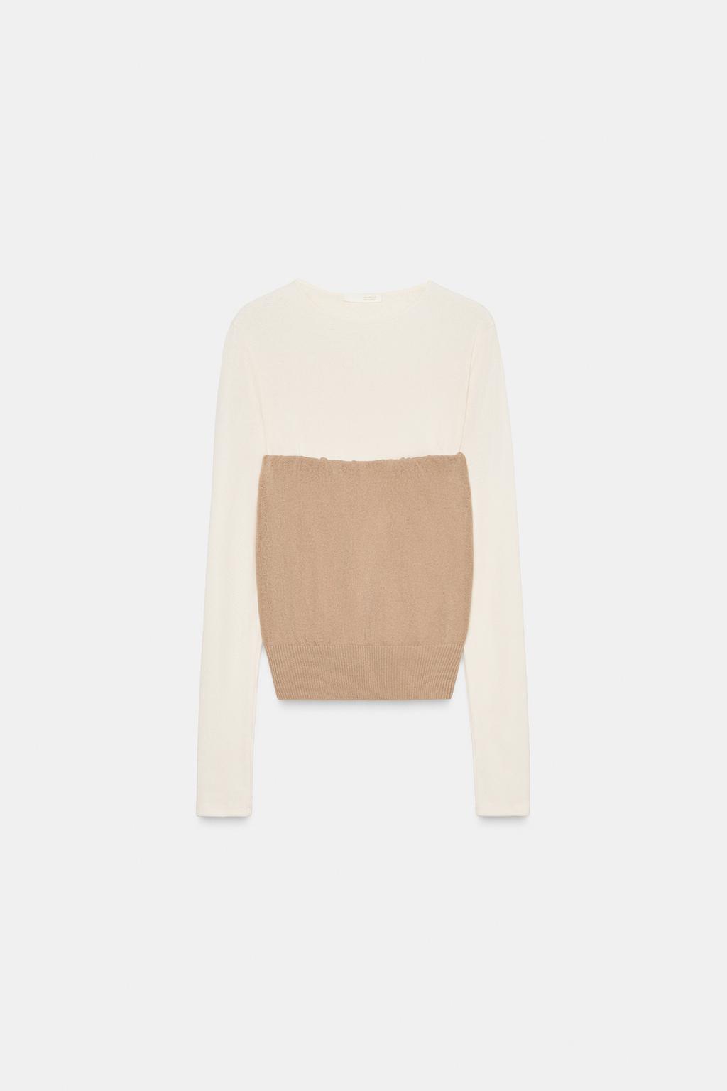 КОМБИНИРОВАННАЯ ФУТБОЛКА С КОРСЕТОМ