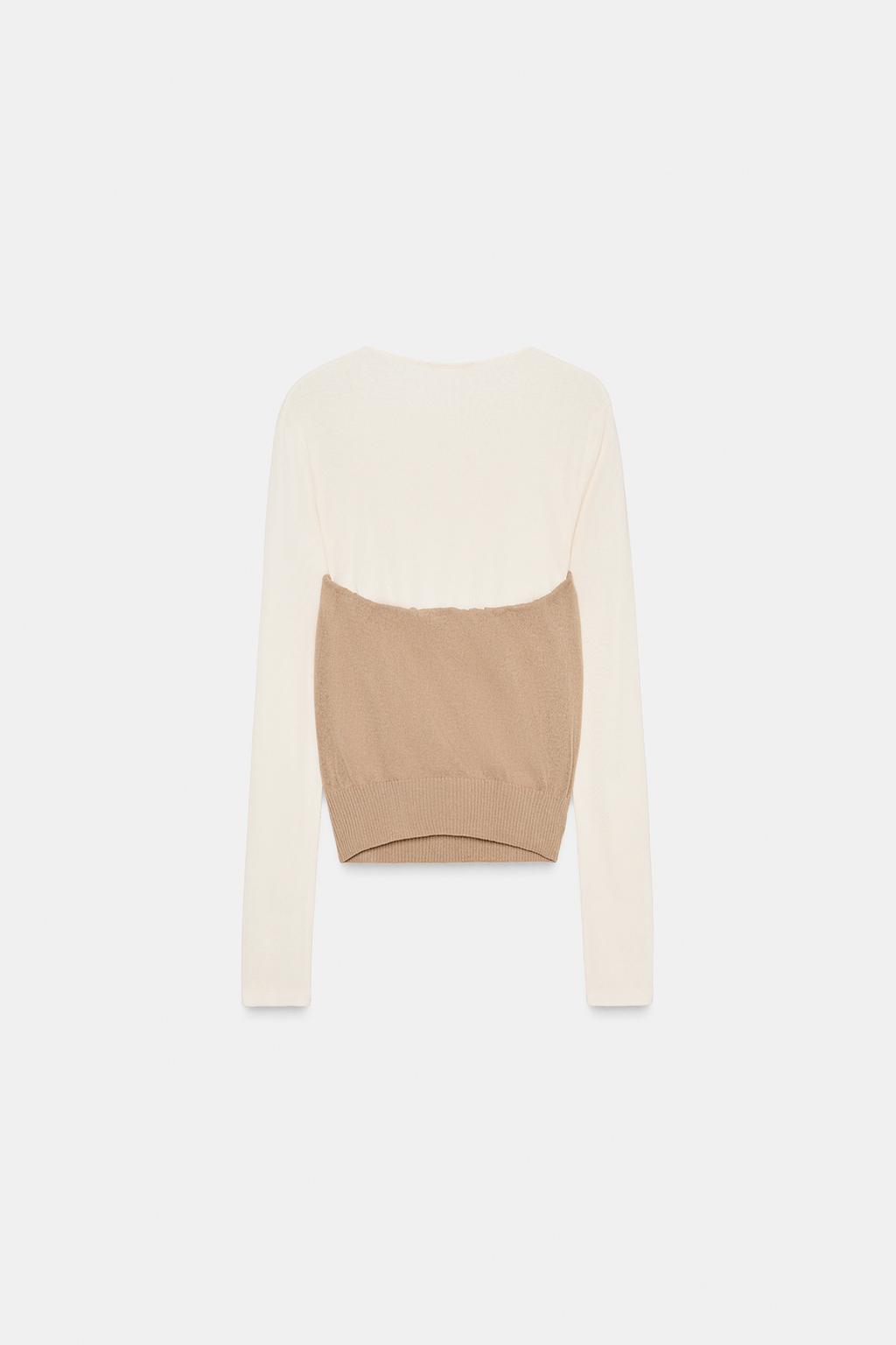 КОМБИНИРОВАННАЯ ФУТБОЛКА С КОРСЕТОМ