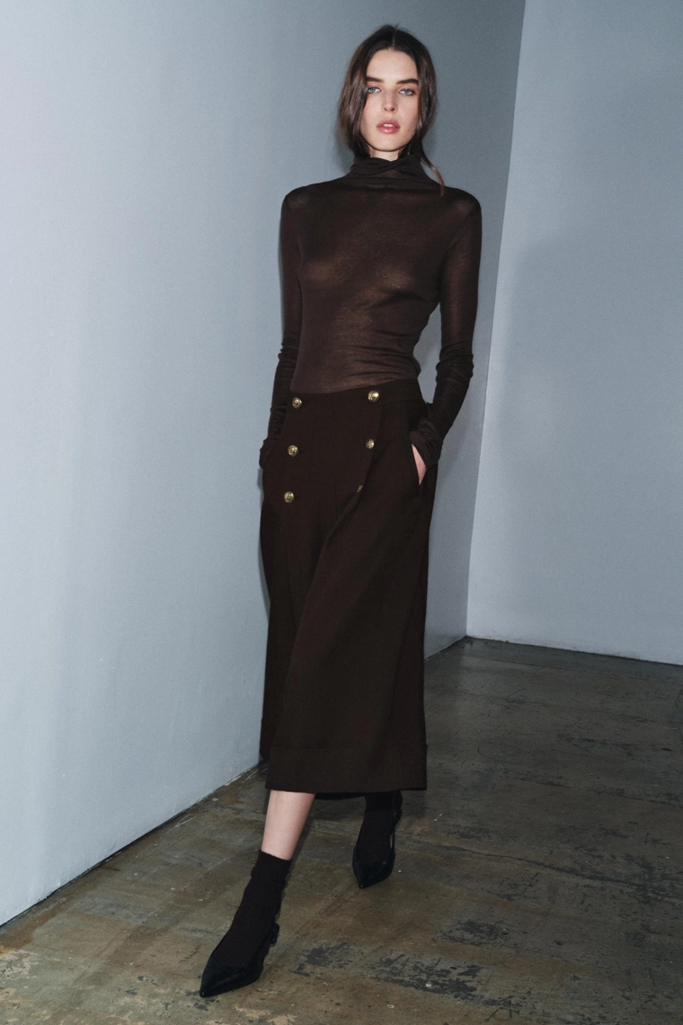 Шорты-бермуды из 100% шерсти коллекции zw с пуговицами