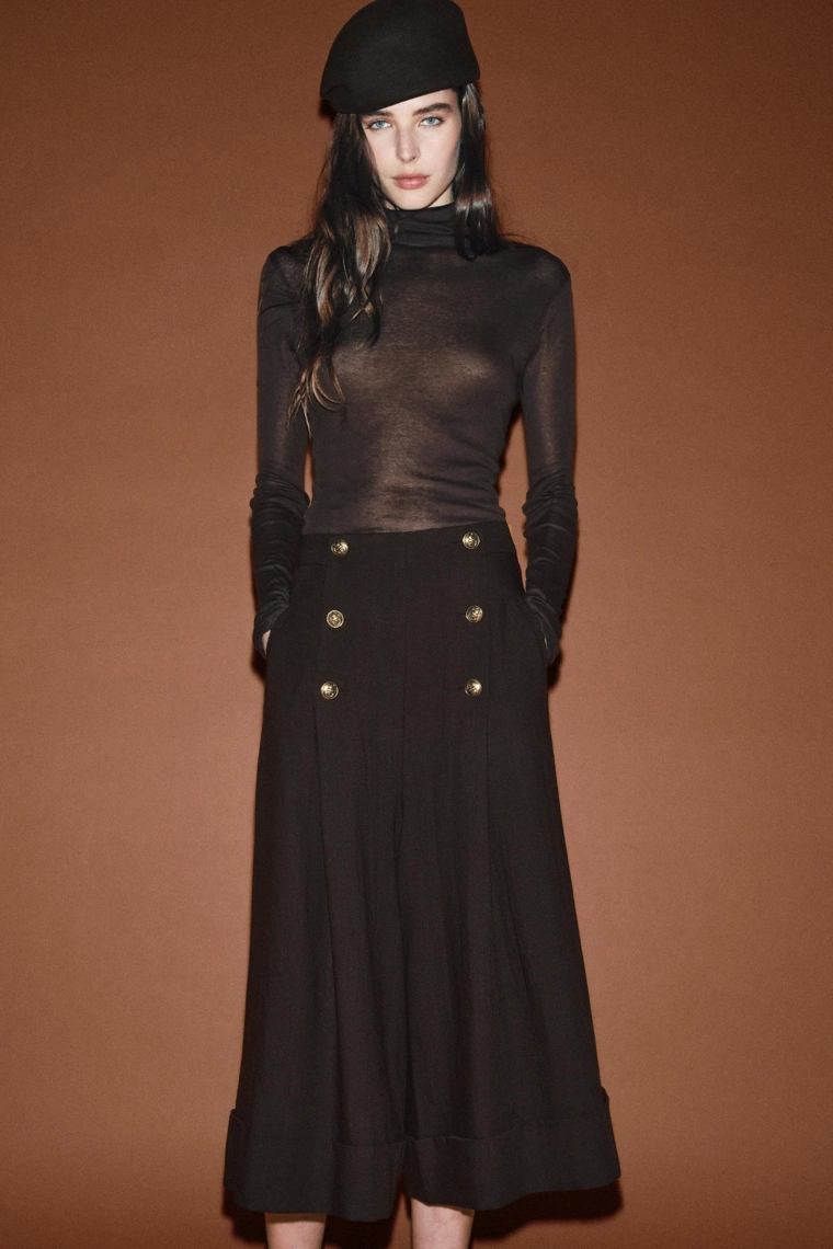 Шорты-бермуды из 100% шерсти коллекции zw с пуговицами