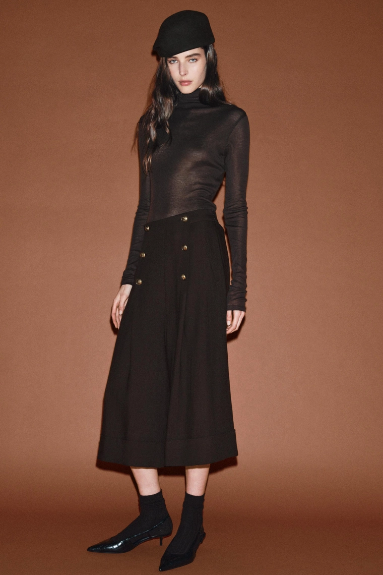 Шорты-бермуды из 100% шерсти коллекции zw с пуговицами