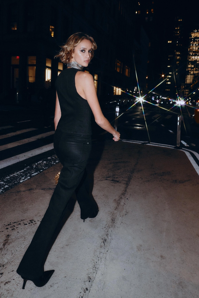 Жилет z1975 из покрытого денима