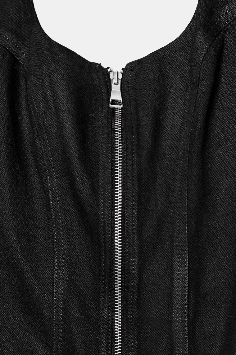 Платье-миди из покрытого денима z1975