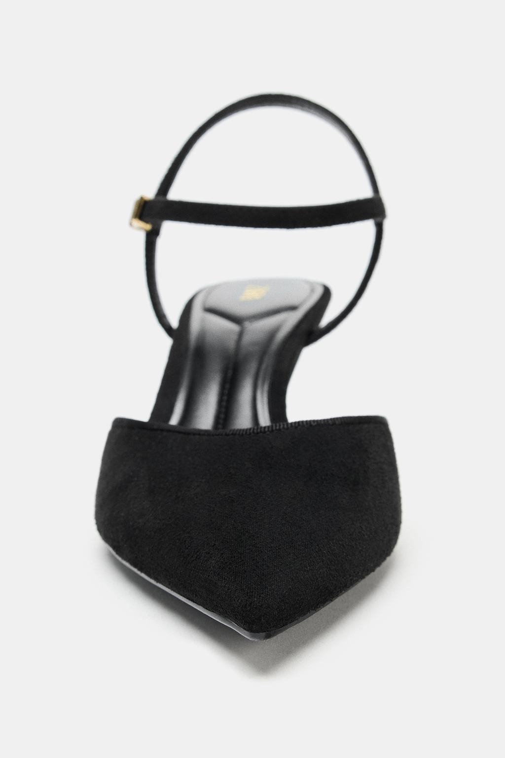 ТУФЛИ НА ВЫСОКОМ КАБЛУКЕ БЕЗ ЗАДНИКОВ