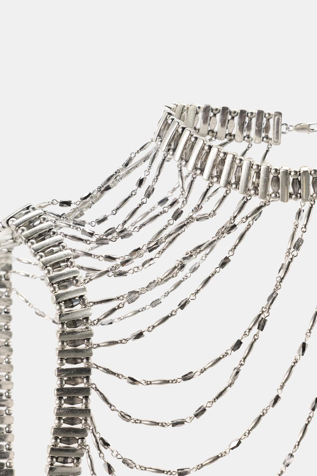 ОЖЕРЕЛЬЕ НА ПЛЕЧО ИЗ БУСИН