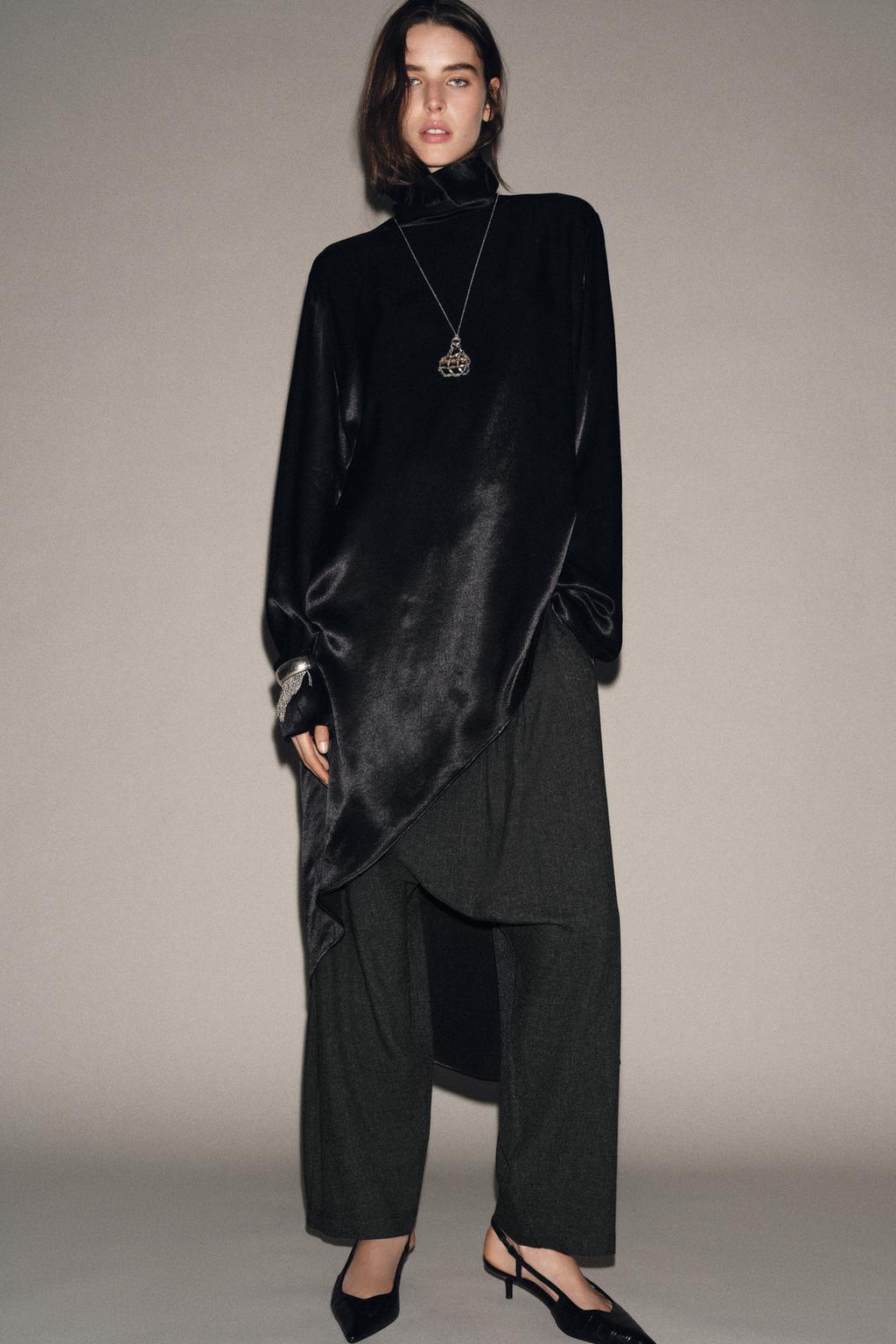 ДЛИННАЯ АСИММЕТРИЧНАЯ БЛУЗА — ZW COLLECTION