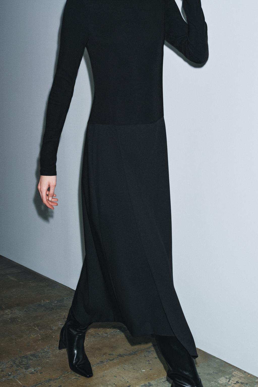 Платье zw collection с контрастными деталями