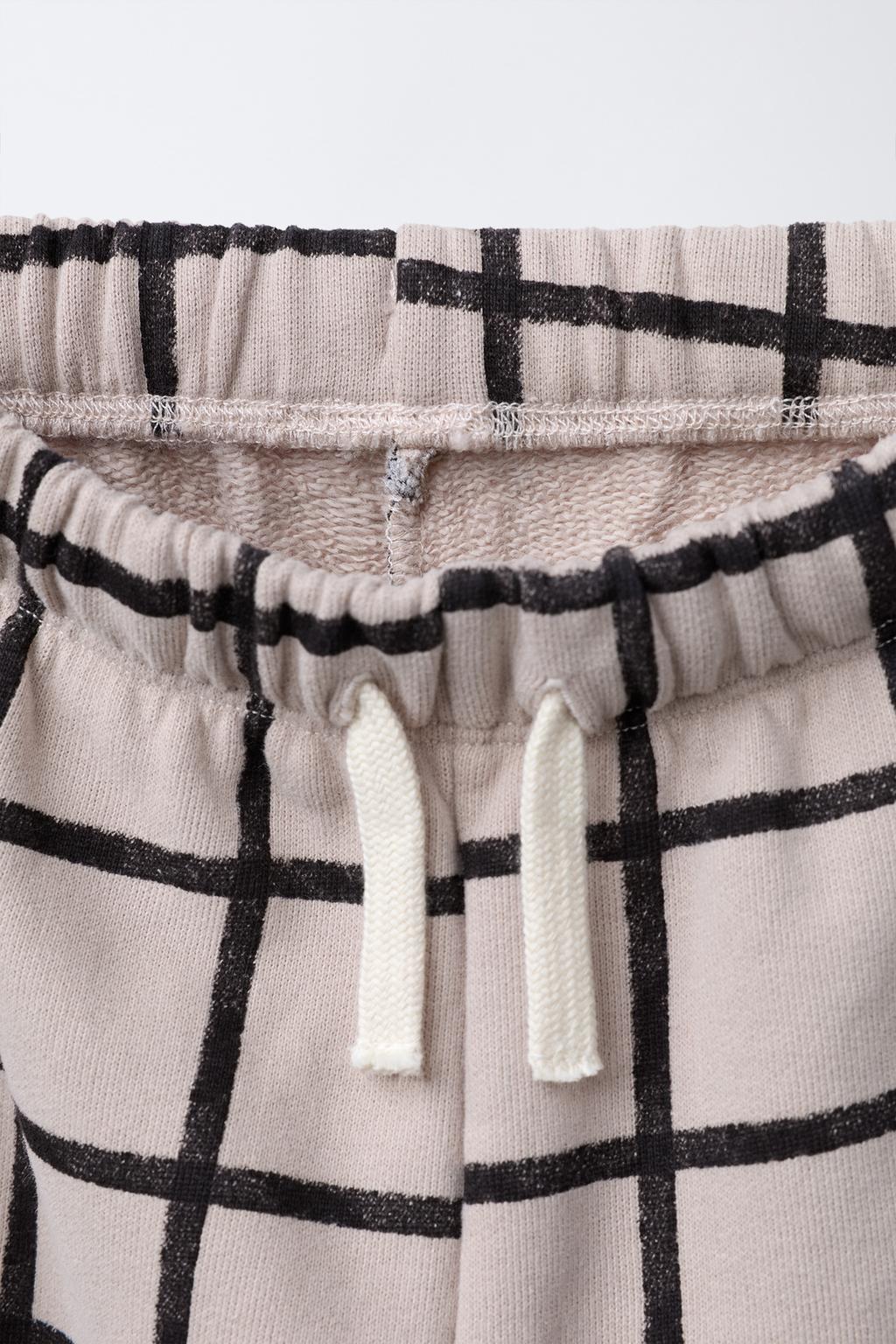 БРЮКИ BAGGY ИЗ ФУТЕРА В КЛЕТКУ