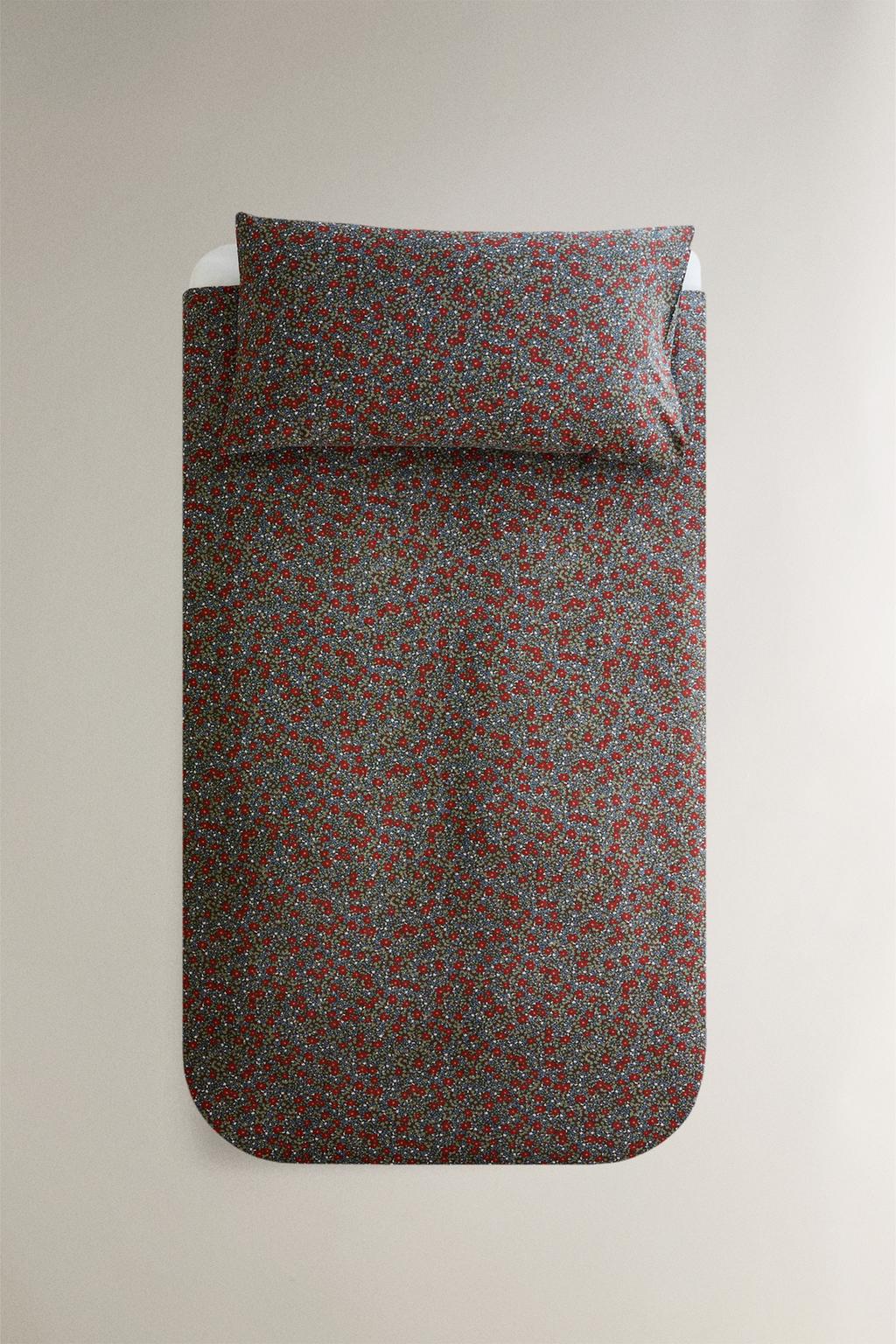 Детское рождественское одеяло с цветочным узором