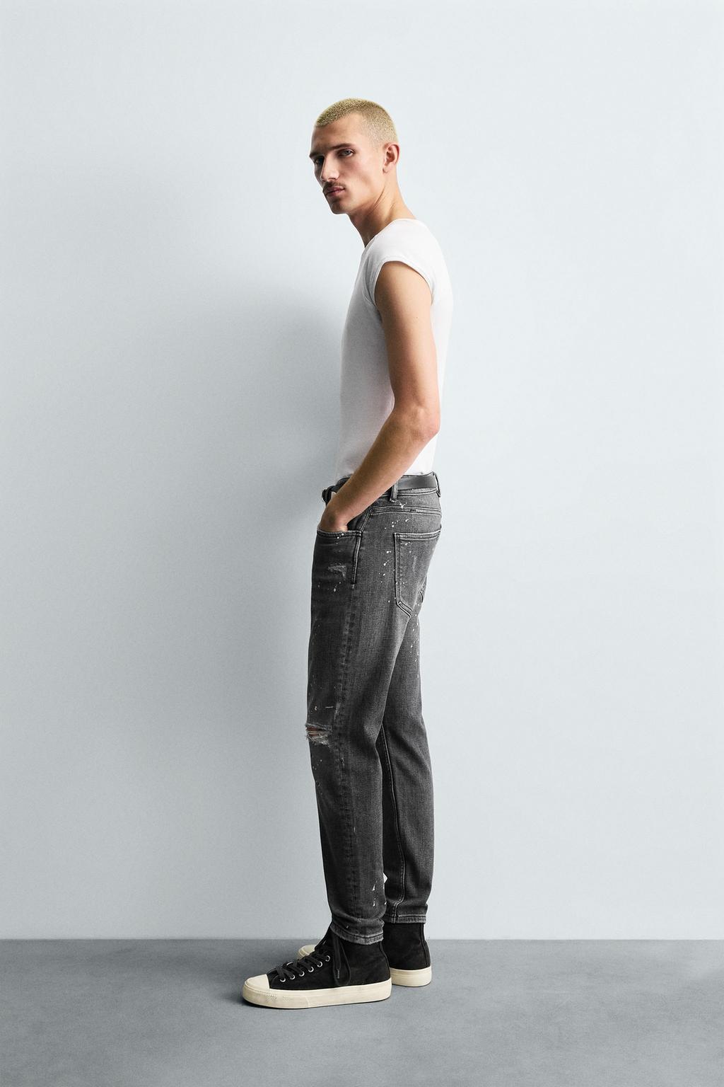 ДЖИНСЫ SKINNY FIT С ДЫРАМИ