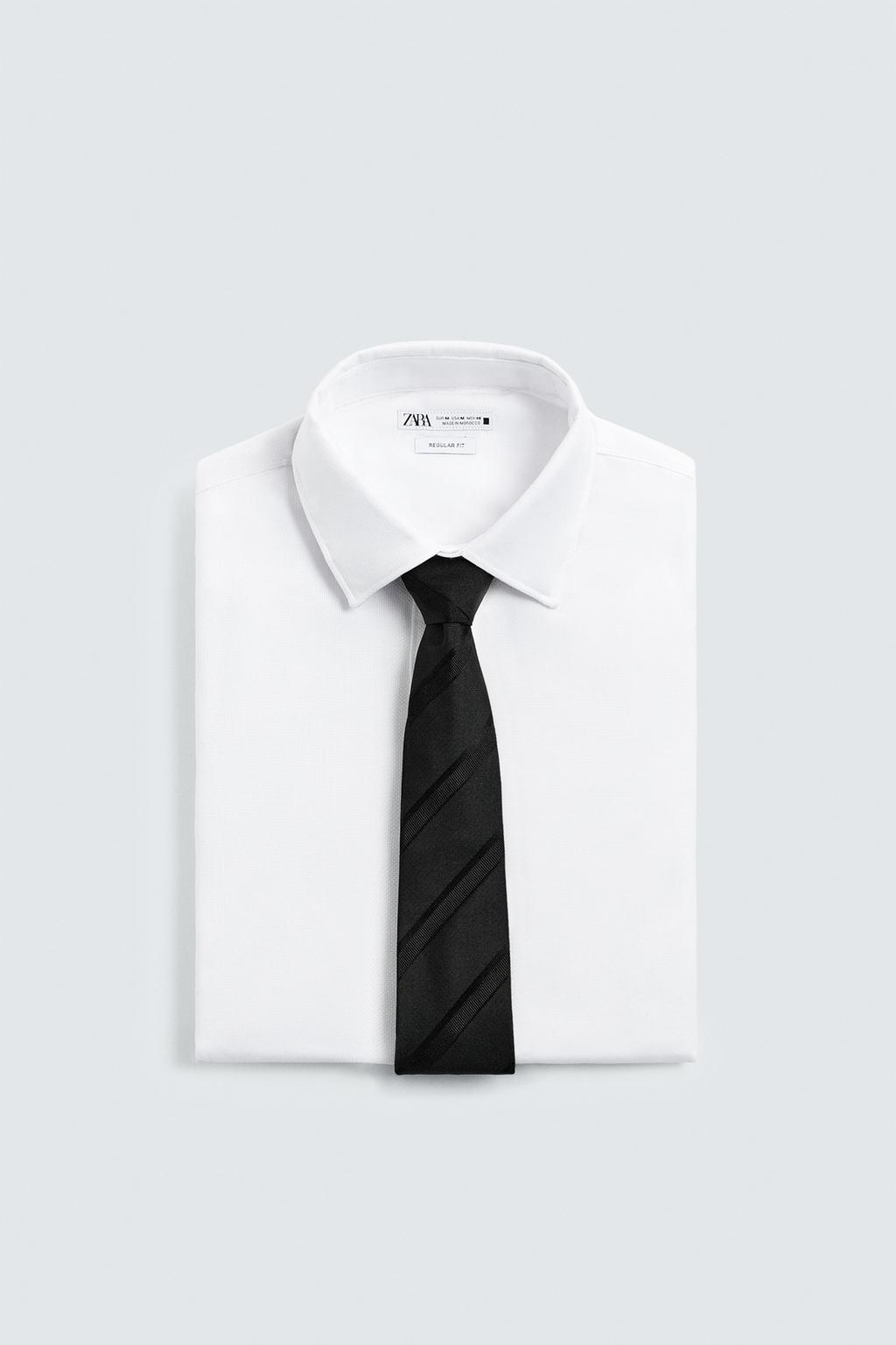 ГАЛСТУК 100% ШЕЛК В ПОЛОСКУ