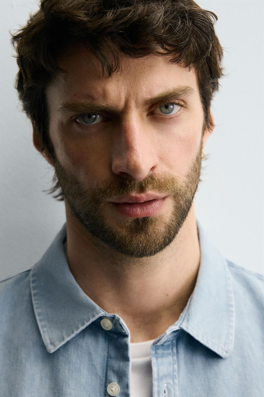 ВЫЦВЕТШАЯ ДЖИНСОВАЯ РУБАШКА