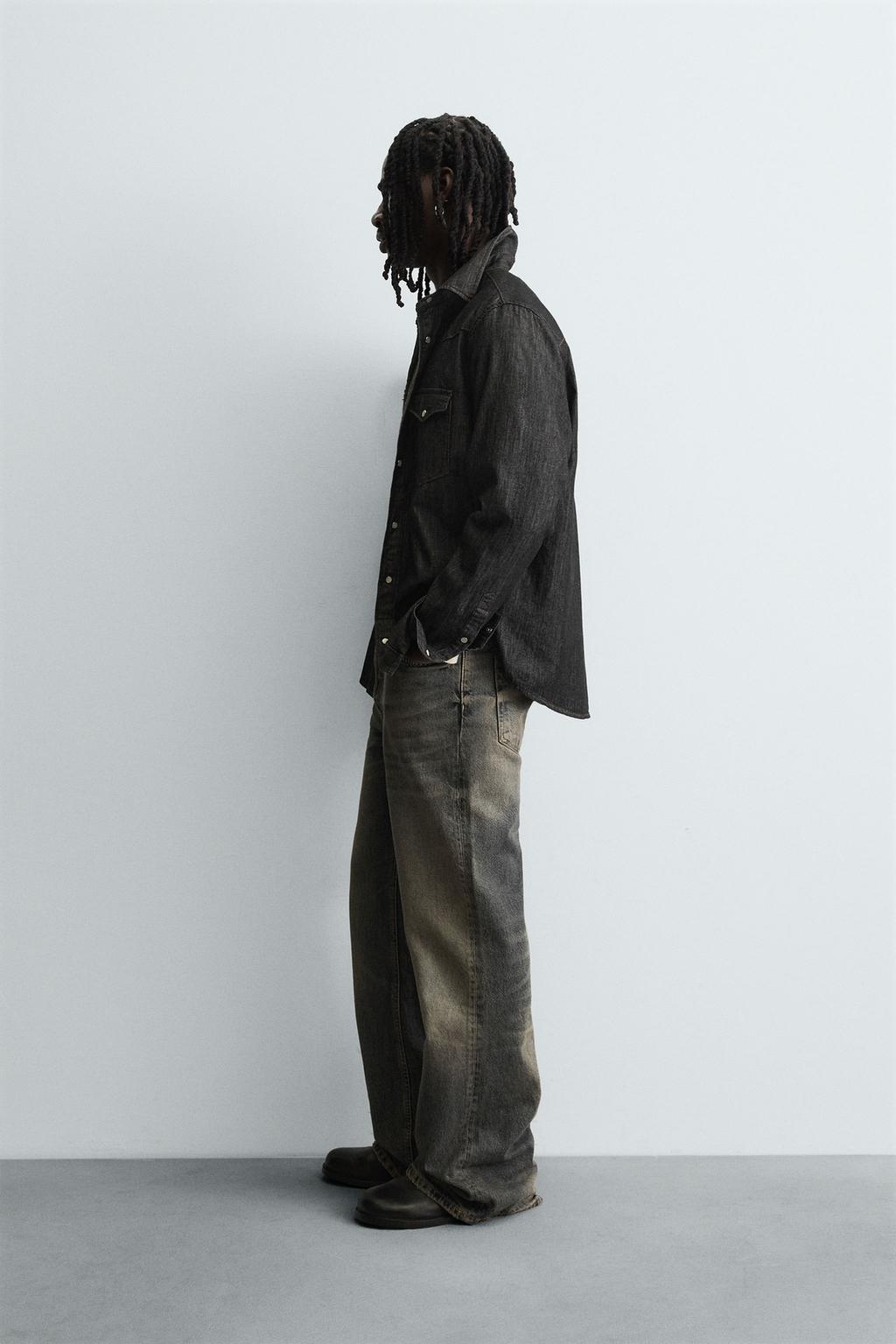 ДЖИНСОВАЯ РУБАШКА В КОВБОЙСКОМ СТИЛЕ