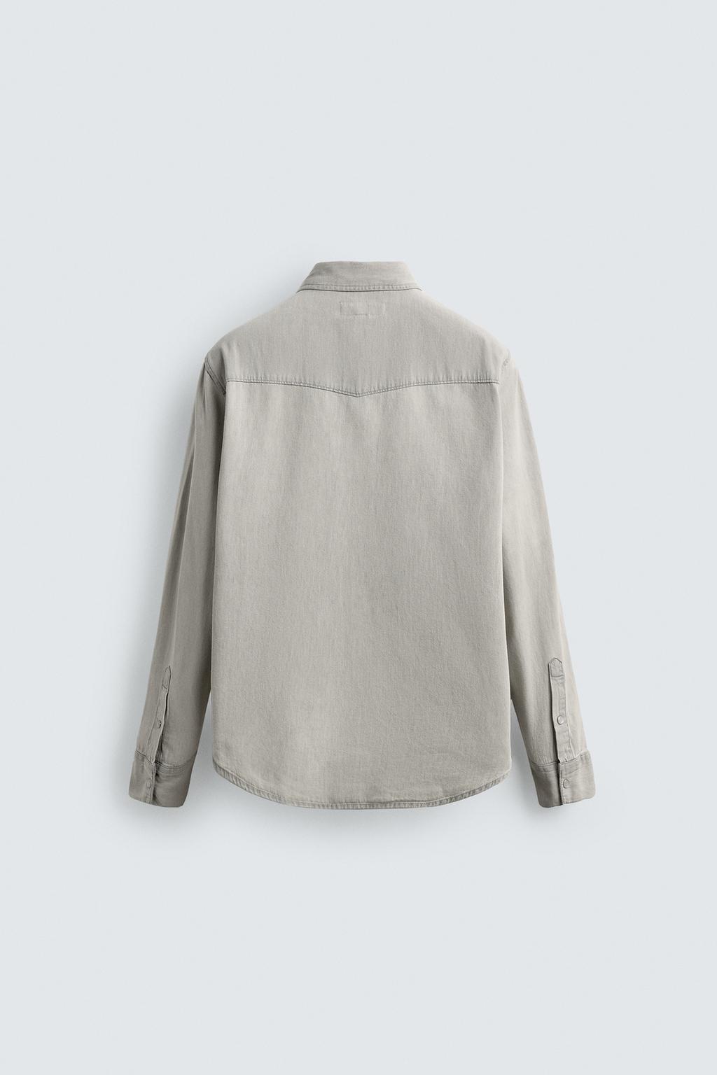 ДЖИНСОВАЯ РУБАШКА В КОВБОЙСКОМ СТИЛЕ