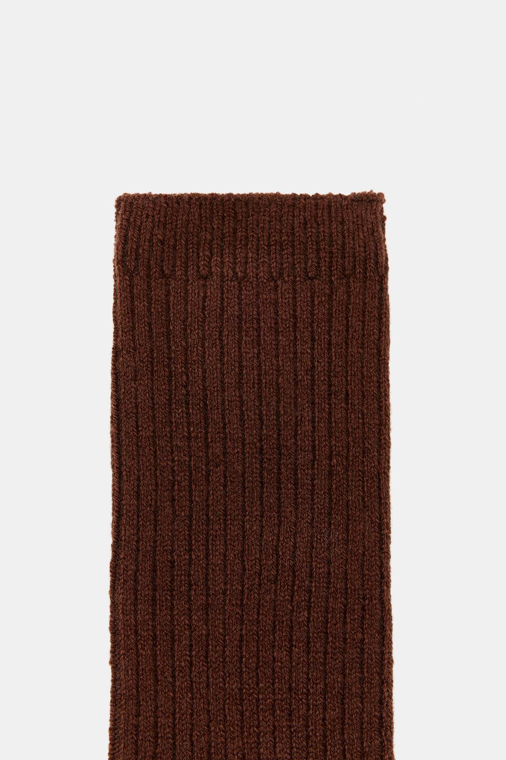 НОСКИ ИЗ ВИСКОЗЫ В РУБЧИК