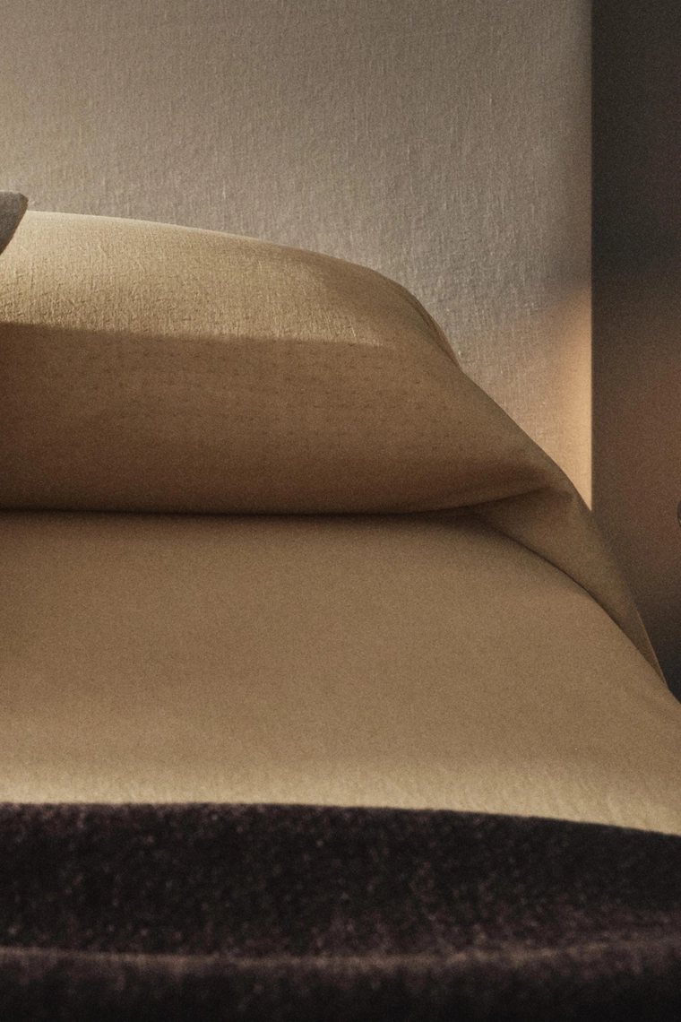 Покрывало из хлопка с точечным мешковатым узором