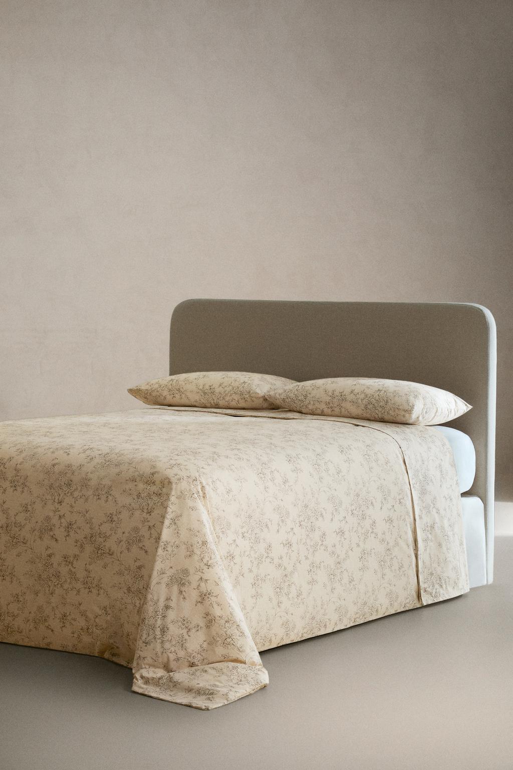 Покрывало с цветочным принтом