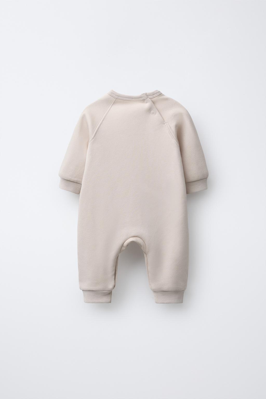 КОМБИНЕЗОН ИЗ ФЛИСА С ВЫШИВКОЙ «МЕДВЕДЬ»