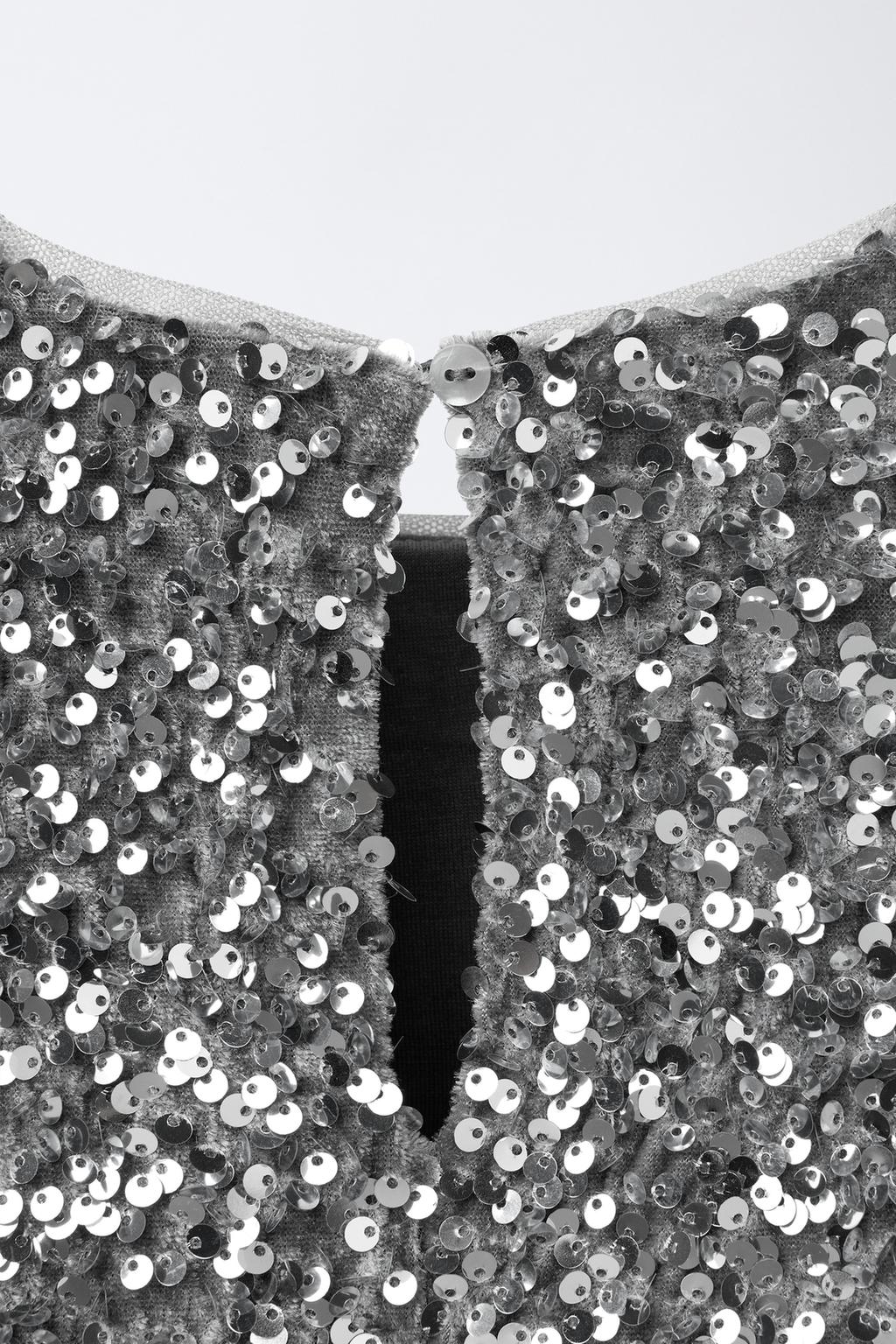 ПЛАТЬЕ С ВОЛАНАМИ И ПАЙЕТКАМИ