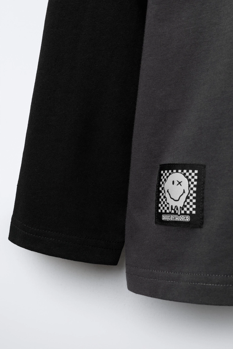 Футболка с двойными рукавами smileworld ®