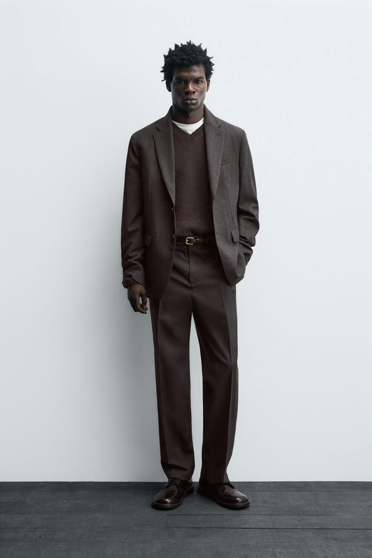 Приталенный пиджак limited edition из 100% шерсти