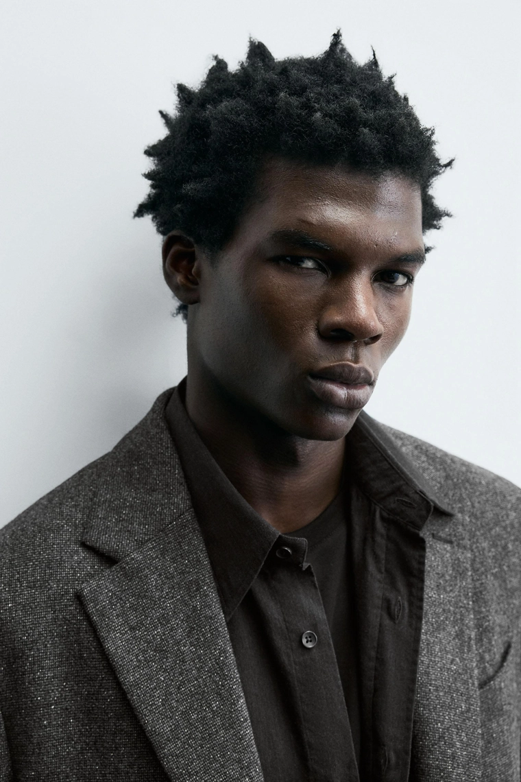 Пиджак из текстурированного шерстяно-шелкового микса из ограниченной коллекции