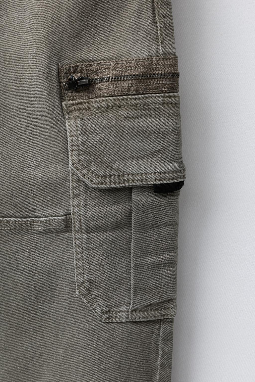 ЭЛАСТИЧНЫЕ БРЮКИ-ДЖОГГЕРЫ С КАРМАНАМИ