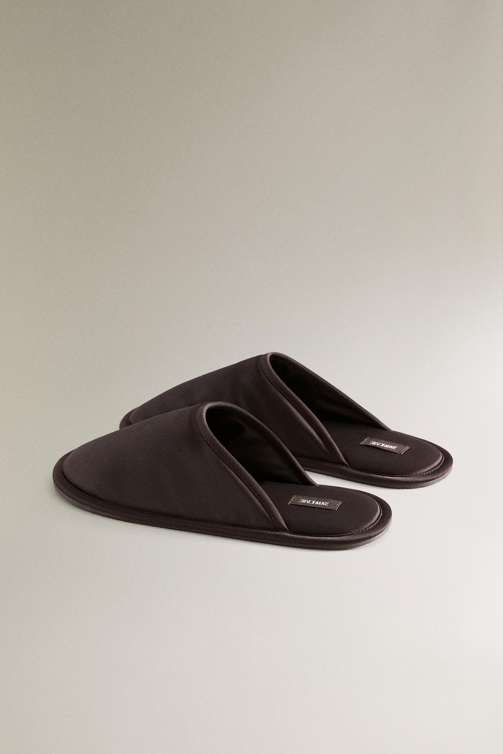 Туфли-сабо из атласа