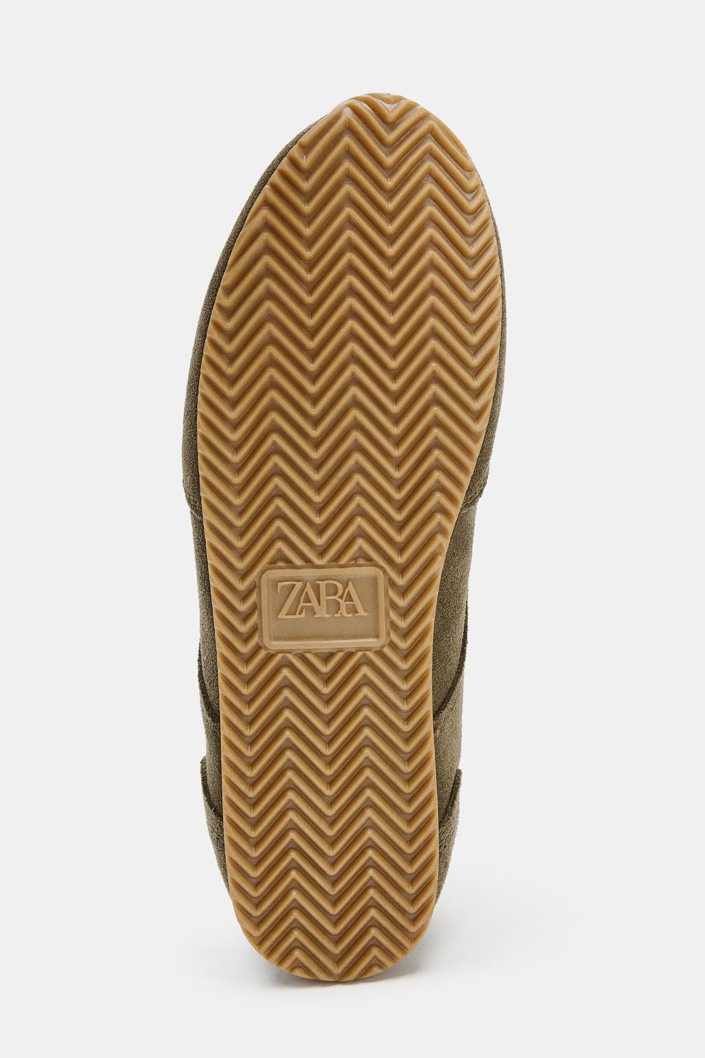 КОМБИНИРОВАННЫЕ ЗАМШЕВЫЕ КРОССОВКИ