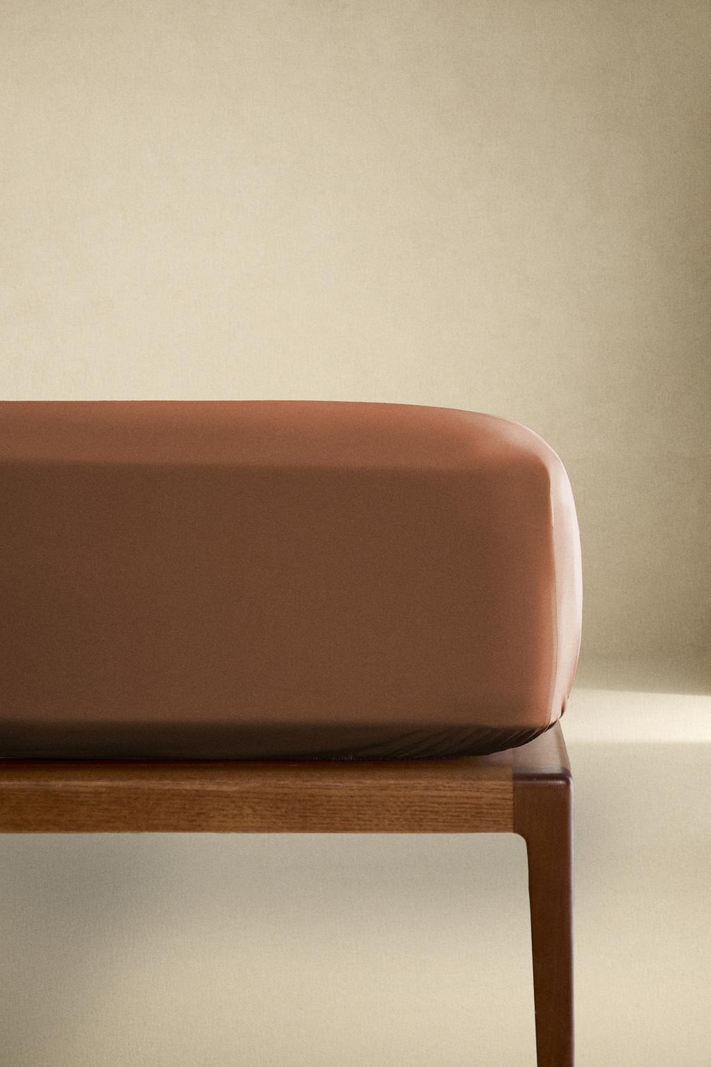 Простынь на резинке перкаль | 40 см (300 нитей)