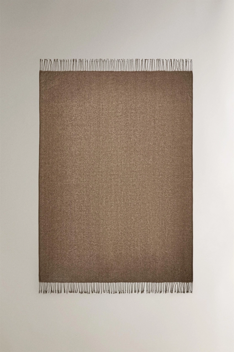 Плед из шениля