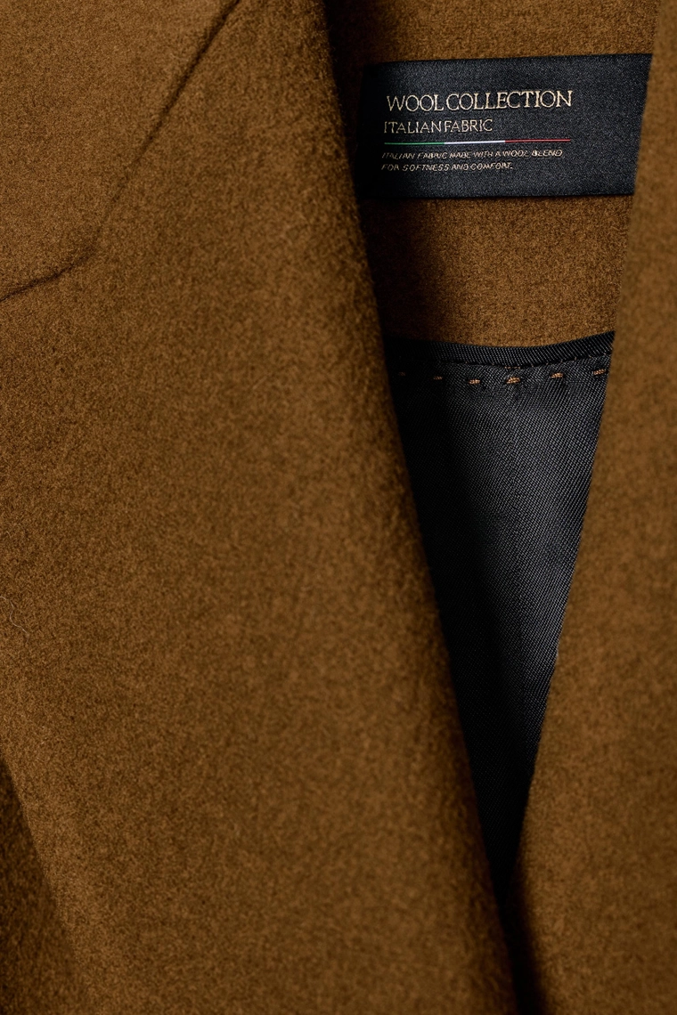 Пальто из шерстяной смеси коллекции zara woman