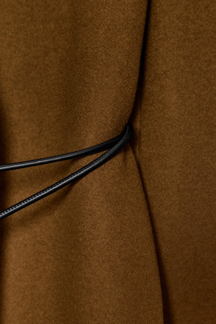 Пальто из шерстяной смеси коллекции zara woman