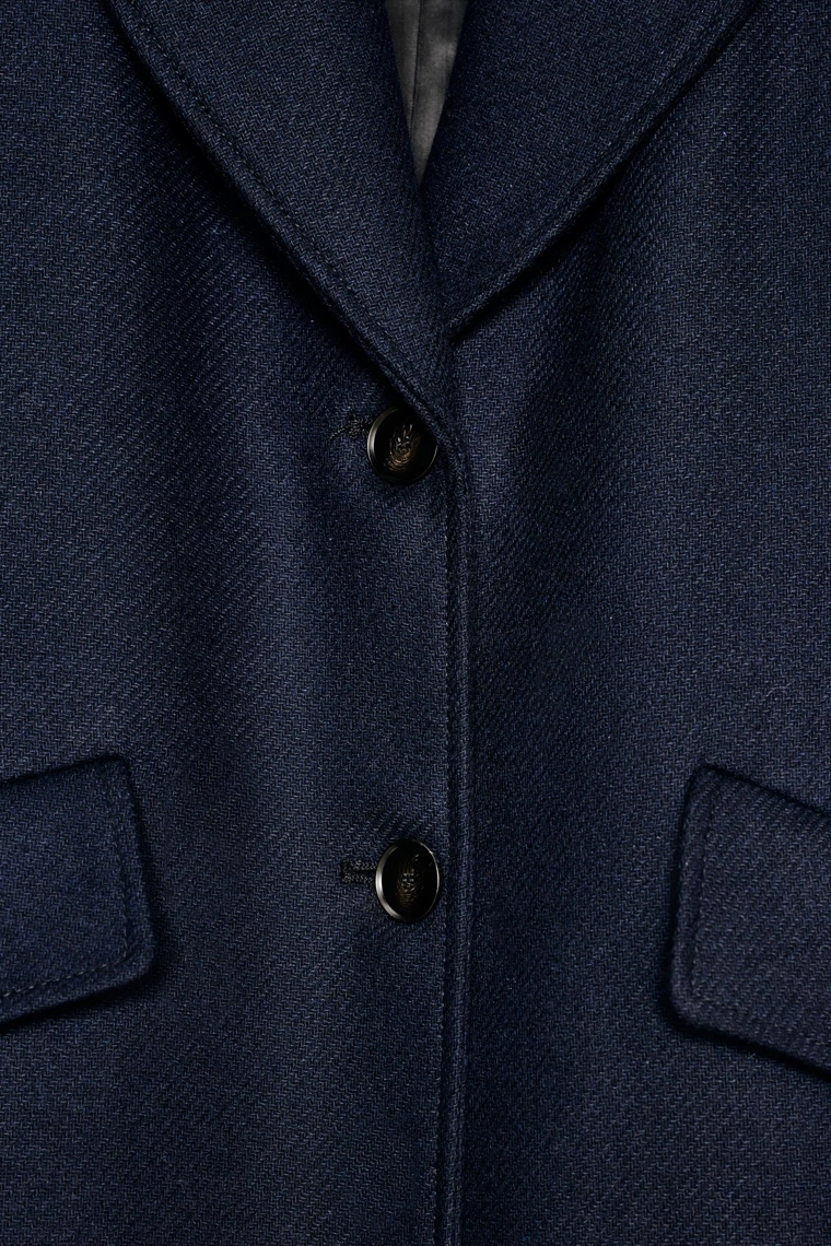 Пальто свободного кроя из шерсти